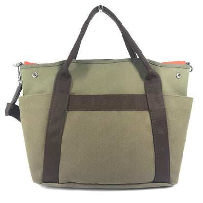 Hermes Hermes Sac De Pansage Groom 2Way Shoulder Bag Crossbody Tote Leather Canvas