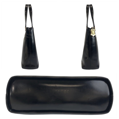 Yves Saint Laurent Vintage Ysl Black Leather Handbag