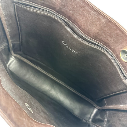 Chanel Matelasse Leather Chain Shoulder Bag In Brown