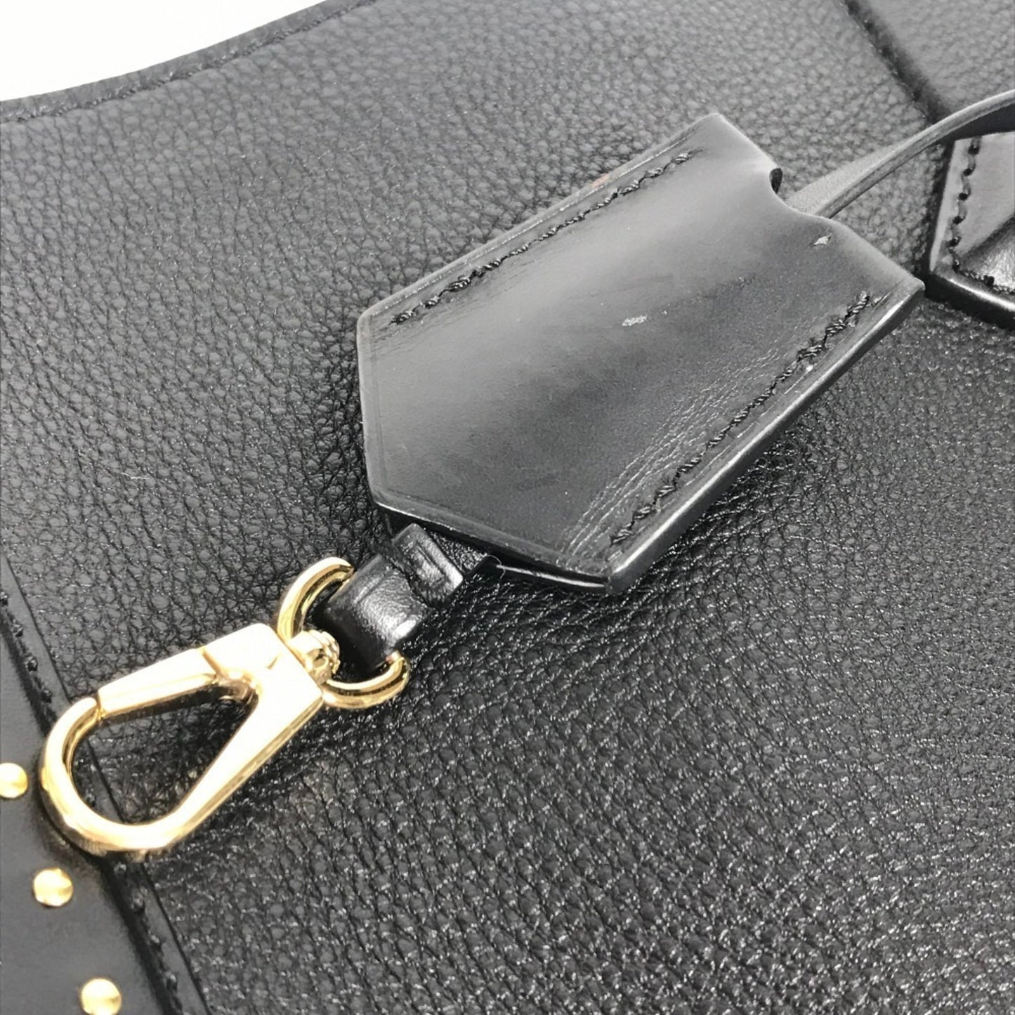 Louis Vuitton M51595 Cour Marly Pm Tote Bag With Studs And Chain