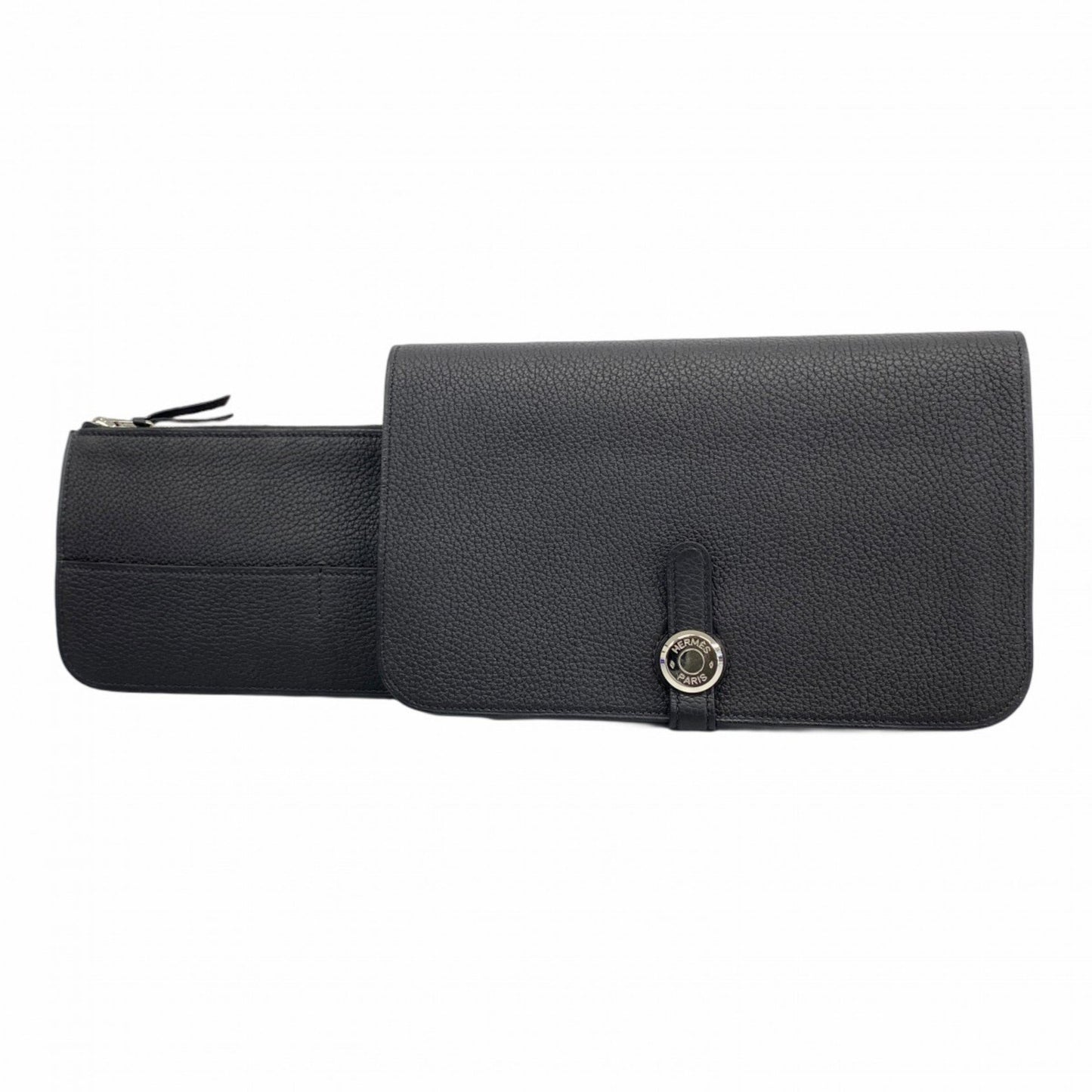 Hermes Herms Dogon Gm Long Wallet In Taurillon Clemence Leather