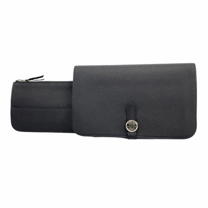 Hermes Herms Dogon Gm Long Wallet In Taurillon Clemence Leather
