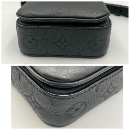 Louis Vuitton S-Lock Vertical Wearable Wallet Shoulder Bag M81524 Leather