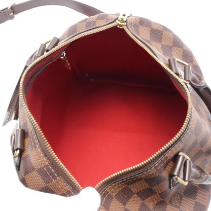 Louis Vuitton Speedy Bandouliere 30 Handbag Bag Coated Canvas Leather Damier