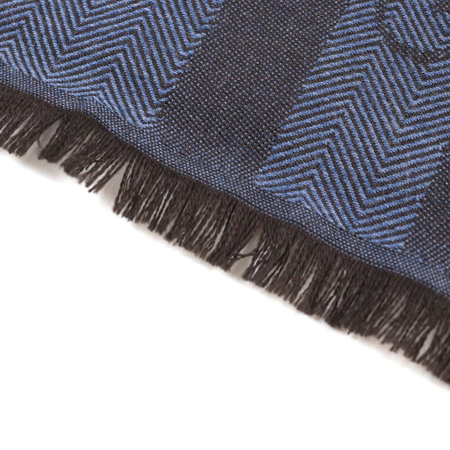 Gucci 100% Wool Herringbone Pattern Shawl