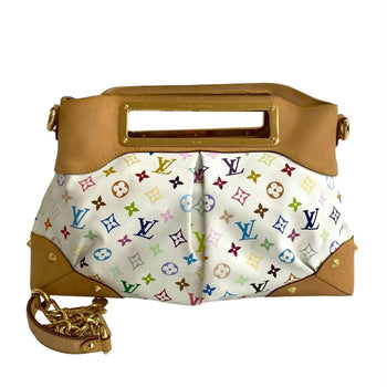 Louis Vuitton Judy Gm Monogram Multicolor Leather 2-Way Handbag/Shoulder Bag