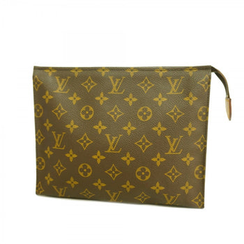 Louis Vuitton Monogram Poche Toilette 26 Pouch M47542 Brown