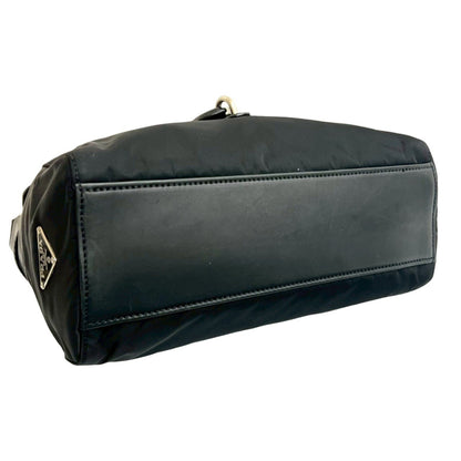 Prada Prada Triangle Logo Leather