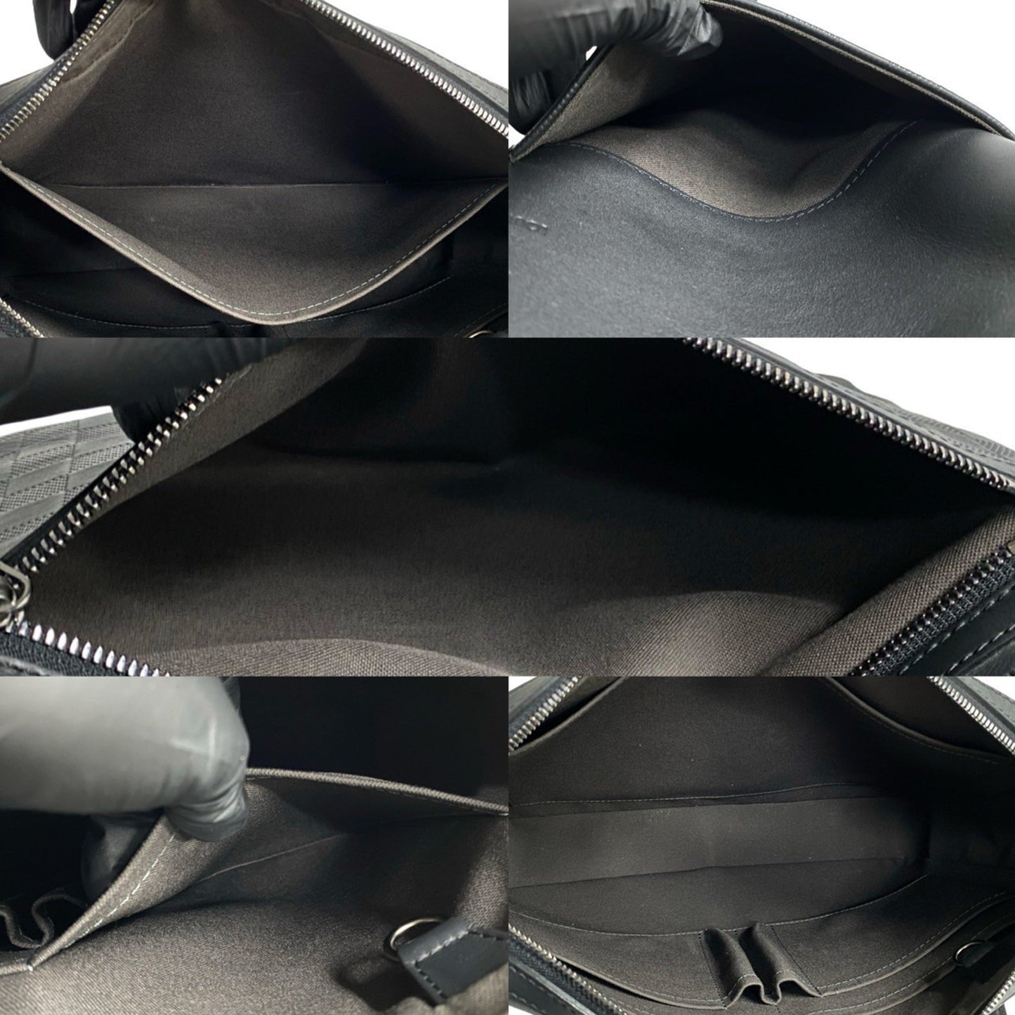 Louis Vuitton Calypso Mm Damier Infini Leather Shoulder Bag/Business Bag In Noir