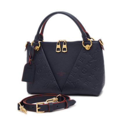 Louis Vuitton Monogram Empreinte V Tote Bb 2Way Bag Shoulder Marine Rouge M44845