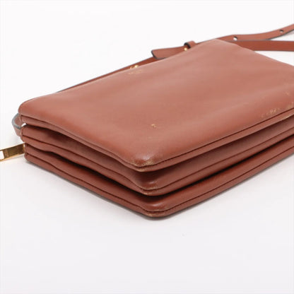 Celine Trio Small Leather Shoulder Bag