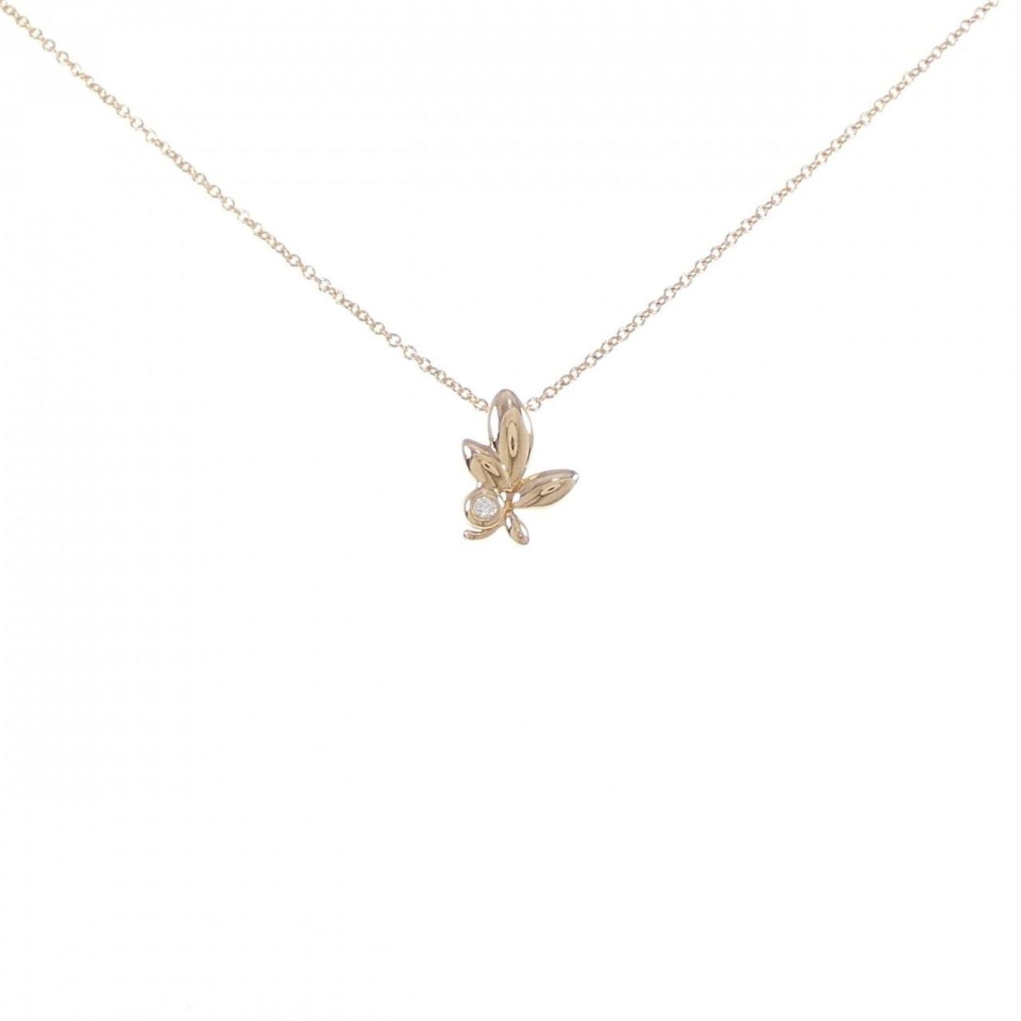 Tiffany Olive Leaf Necklace