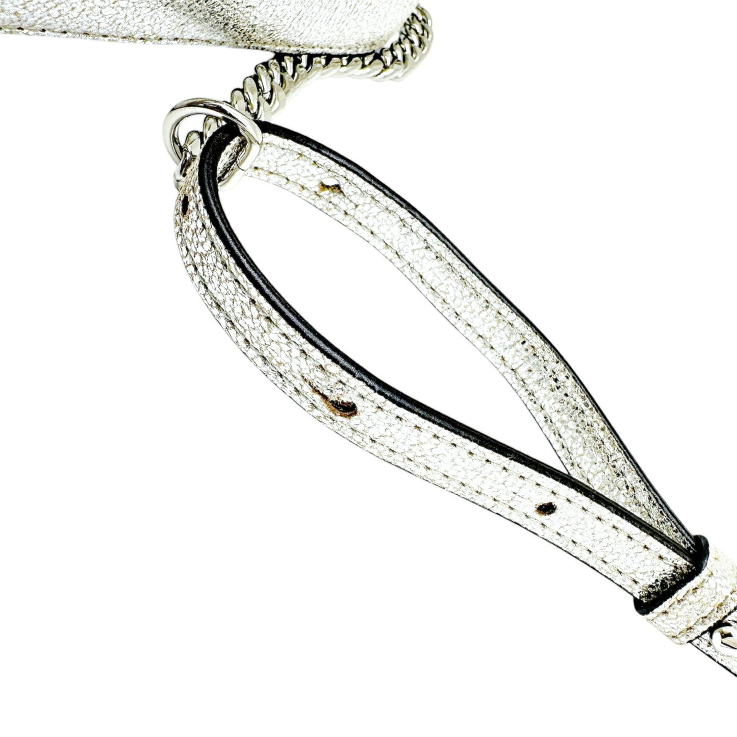 Jimmy Choo Shoulder Bag Leather Silver Studs Star