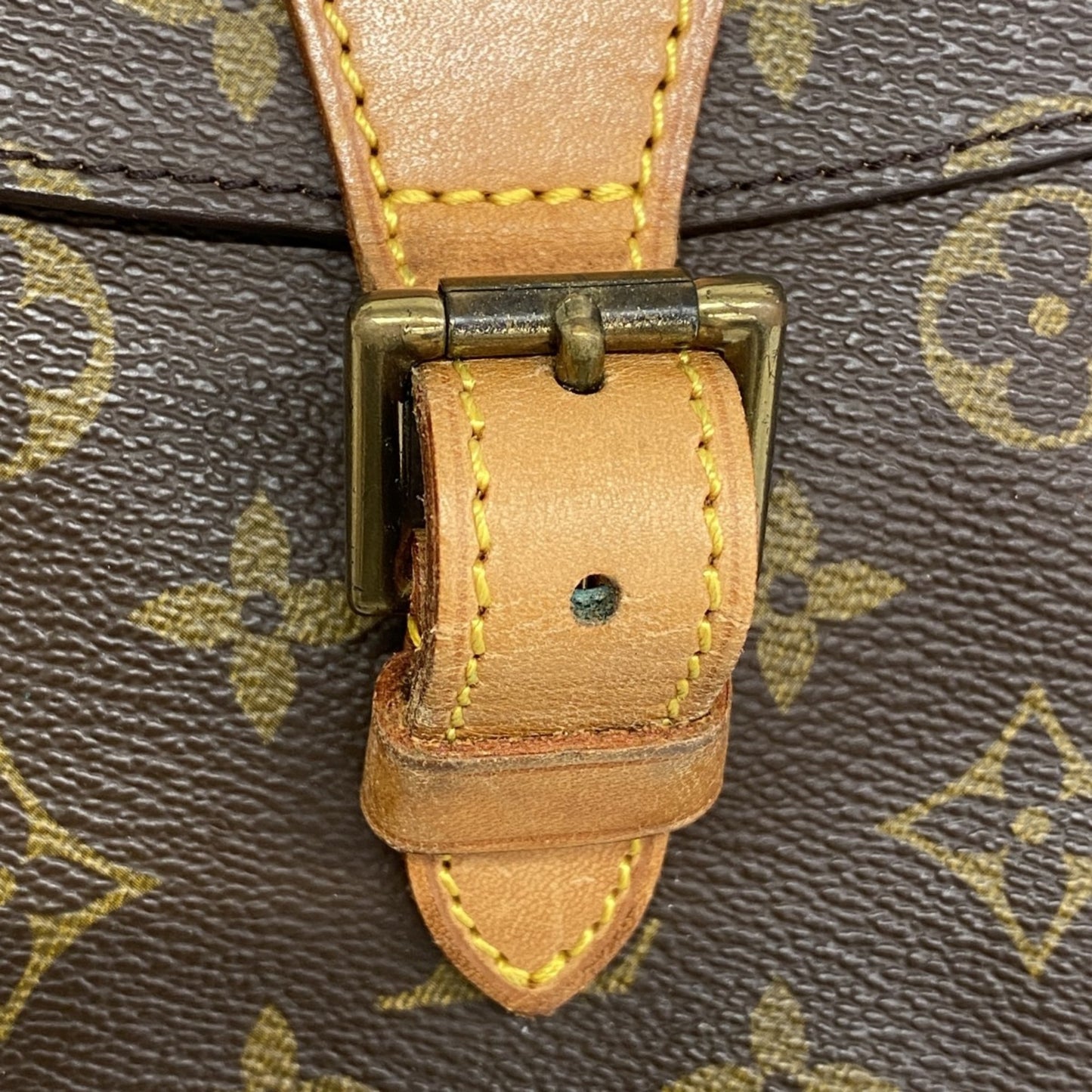 Louis Vuitton Monogram Jeune Fille Gm Shoulder Bag M51225 Brown