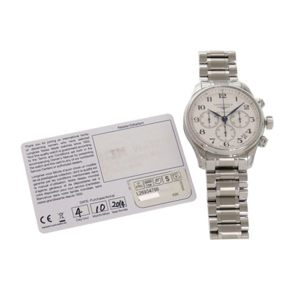 Longines Master Collection L2.693.4.78.6 Stainless Steel White Dial Silver Automatic Watch 1583