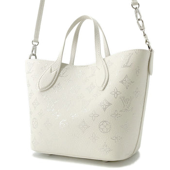 Louis Vuitton Handbag Monogram Mahina Blossom Pm M11842 Louis Vuitton 2Way Shoulder Bag White