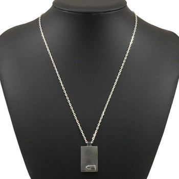 Gucci G Mark Necklace Plate Silver 925 Approx. 21.0G