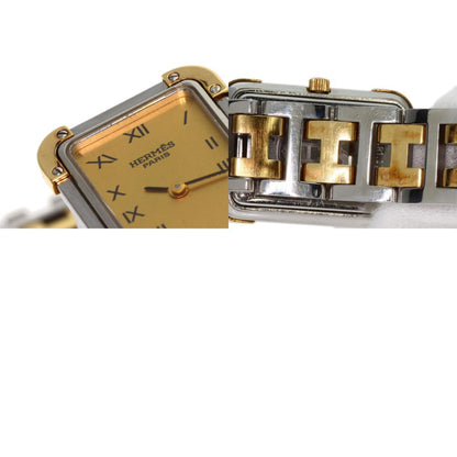 Hermes Cr1.220 Cloajour Watch Stainless Steel Ssxgp