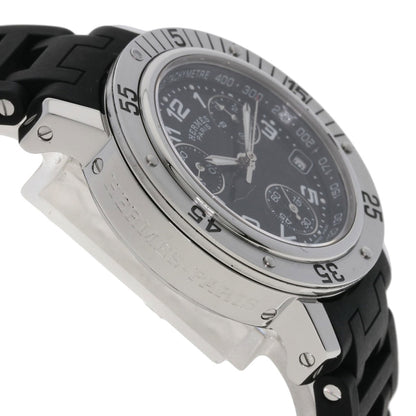 Herms Cl2.315 Clipper Diver Chronograph Watch In Stainless Steel