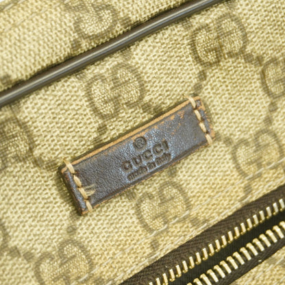 Gucci Gg Supreme Shoulder Bag 201447 Brown Champagne