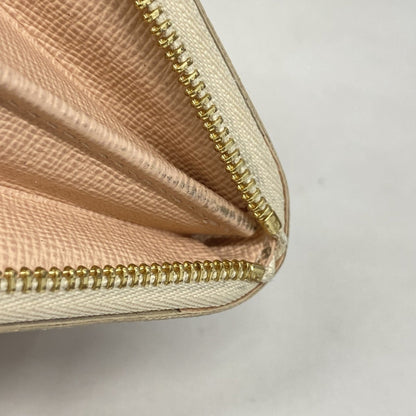Louis Vuitton Damier Azur Tahiti Zippy Coin Purse N60098 White/Pink