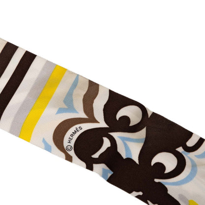 Hermes Herms Twilly Brides De Gala Shadow Scarf