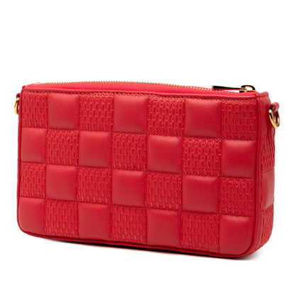 Louis Vuitton Damier Giant Pochette Troca Chain Shoulder Bag M59049 Rose Pink Leather