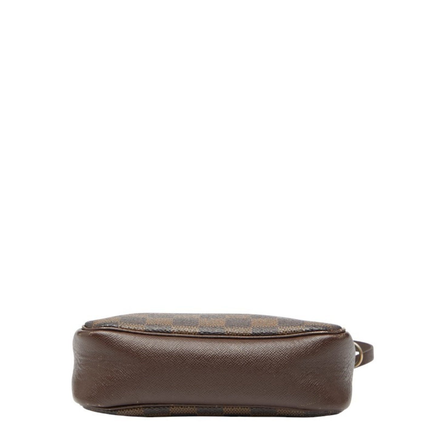 Louis Vuitton Damier Truss Makeup Accessory Pouch Shoulder Bag N51982 Brown Leather