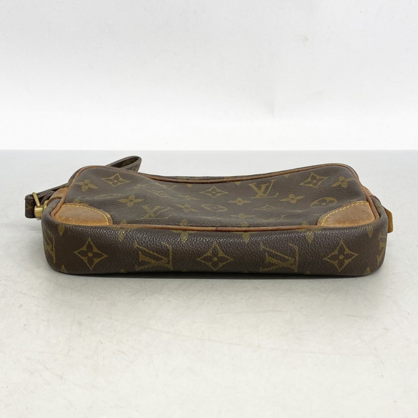 Louis Vuitton Monogram Marly Dragonne Pm Clutch Bag M51827 Brown