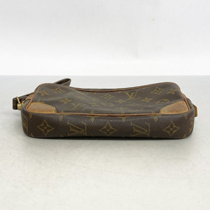 Louis Vuitton Monogram Marly Dragonne Pm Clutch Bag M51827 Brown