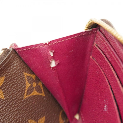 Louis Vuitton Monogram Portefeuille Clemence Long Wallet M60742 Fuchsia