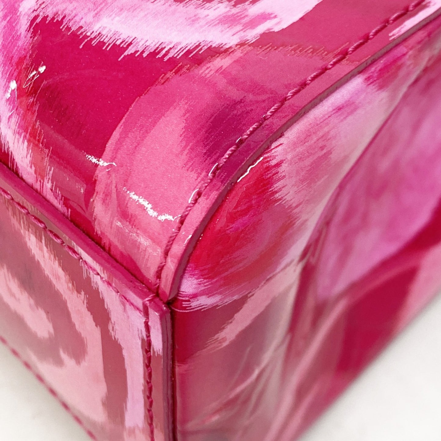 Louis Vuitton Vernis Ikat Flower Catalina Bb Handbag M90039 Rose Andian