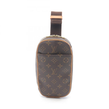 Louis Vuitton Louis Vuitton Pochette Ganju Monogram Waist Bag Body Coated Canvas Leather