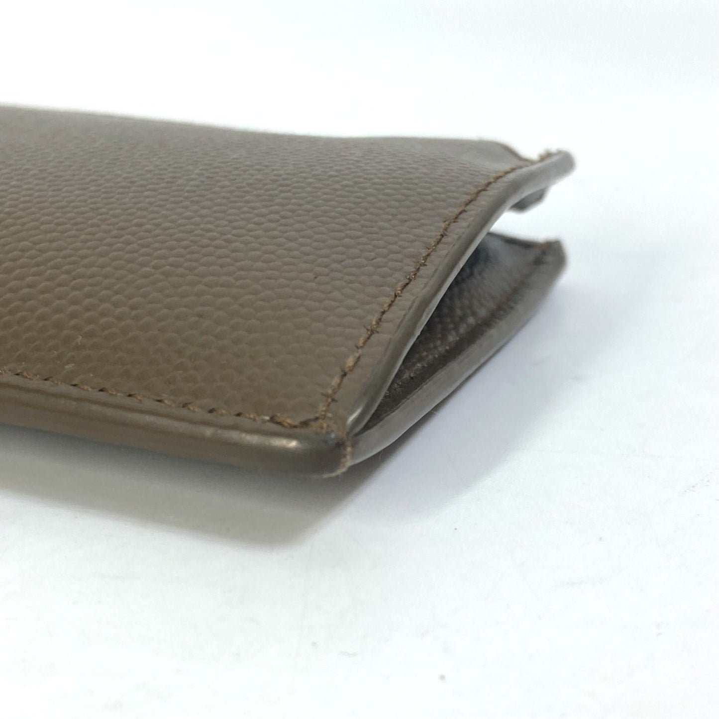 Saint Laurent Paris 609362 Compact Wallet Wallet Coin Compartment Coin Purse Brown