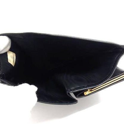 Chanel Coco Mark Wallet A13498 Black Caviar Leather