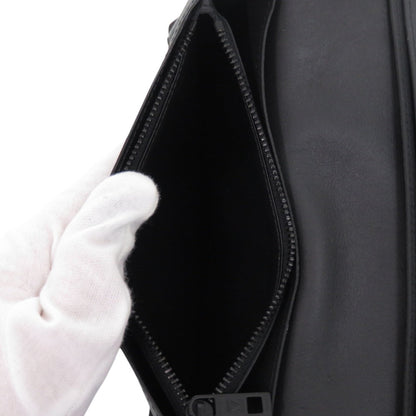 Louis Vuitton Portefeuille Brazza Nm Lv Aerogram Leather Black Long Wallet