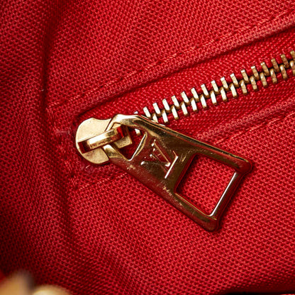 Louis Vuitton Monogram Giant Reverse On The Go Mm Handbag Shoulder Bag M45321 Brown Pvc Leather