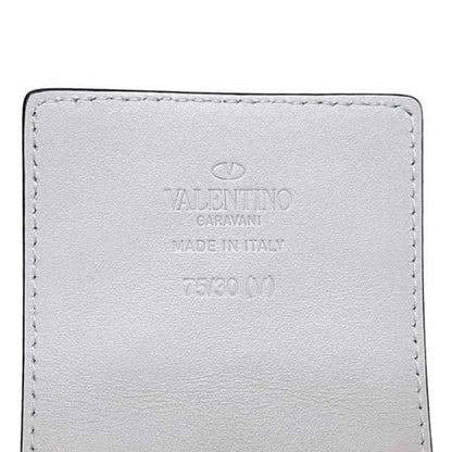 Valentino Garavani Belt F-24333 White Ww2T0S10Ytr Wide Leather