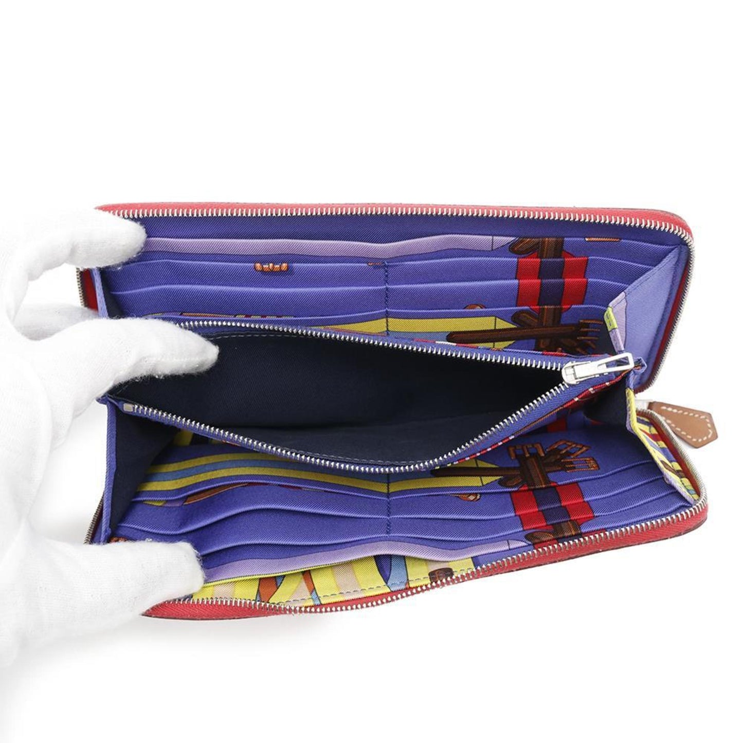 Hermes Long Wallet Azap Silk In Bougainvillea Epson A Engraved