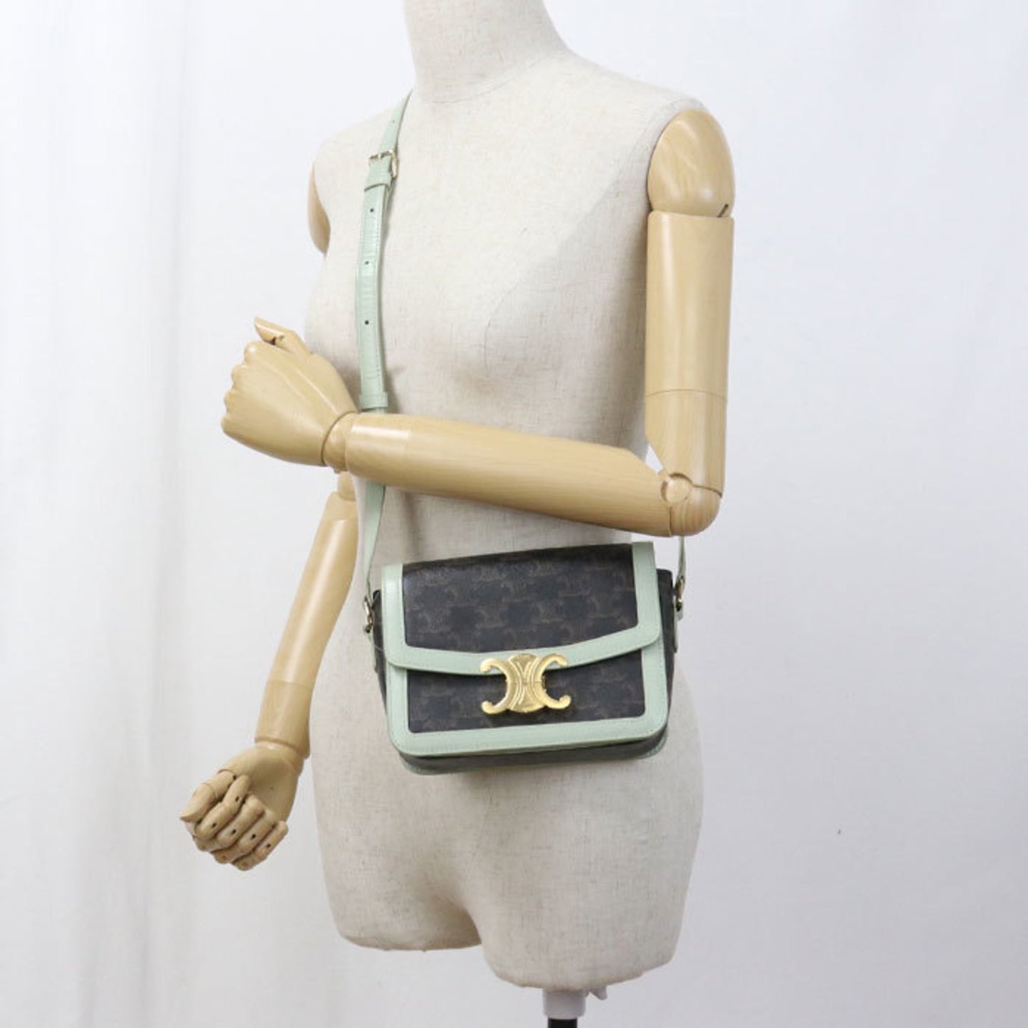 Celine Triomphe Canvas Shoulder Bag