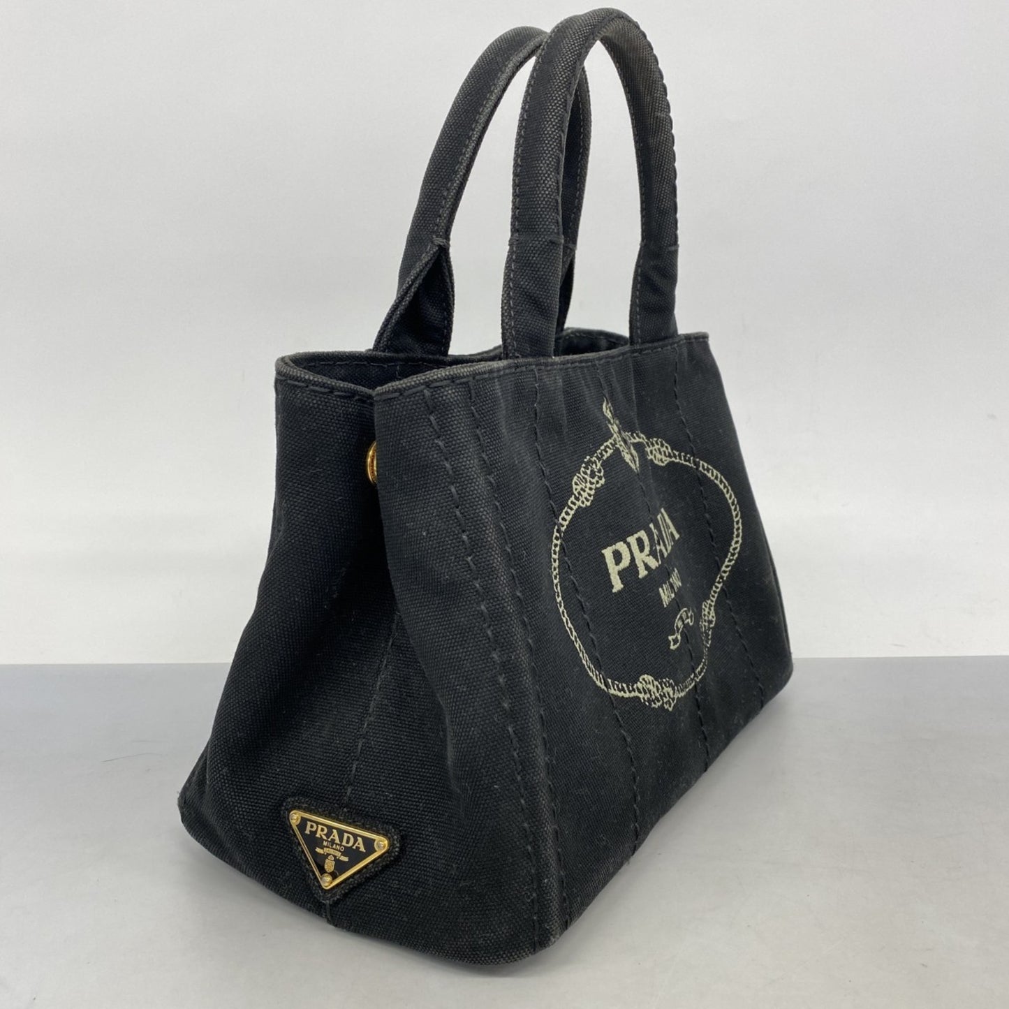 Prada Canapa Canvas Handbag