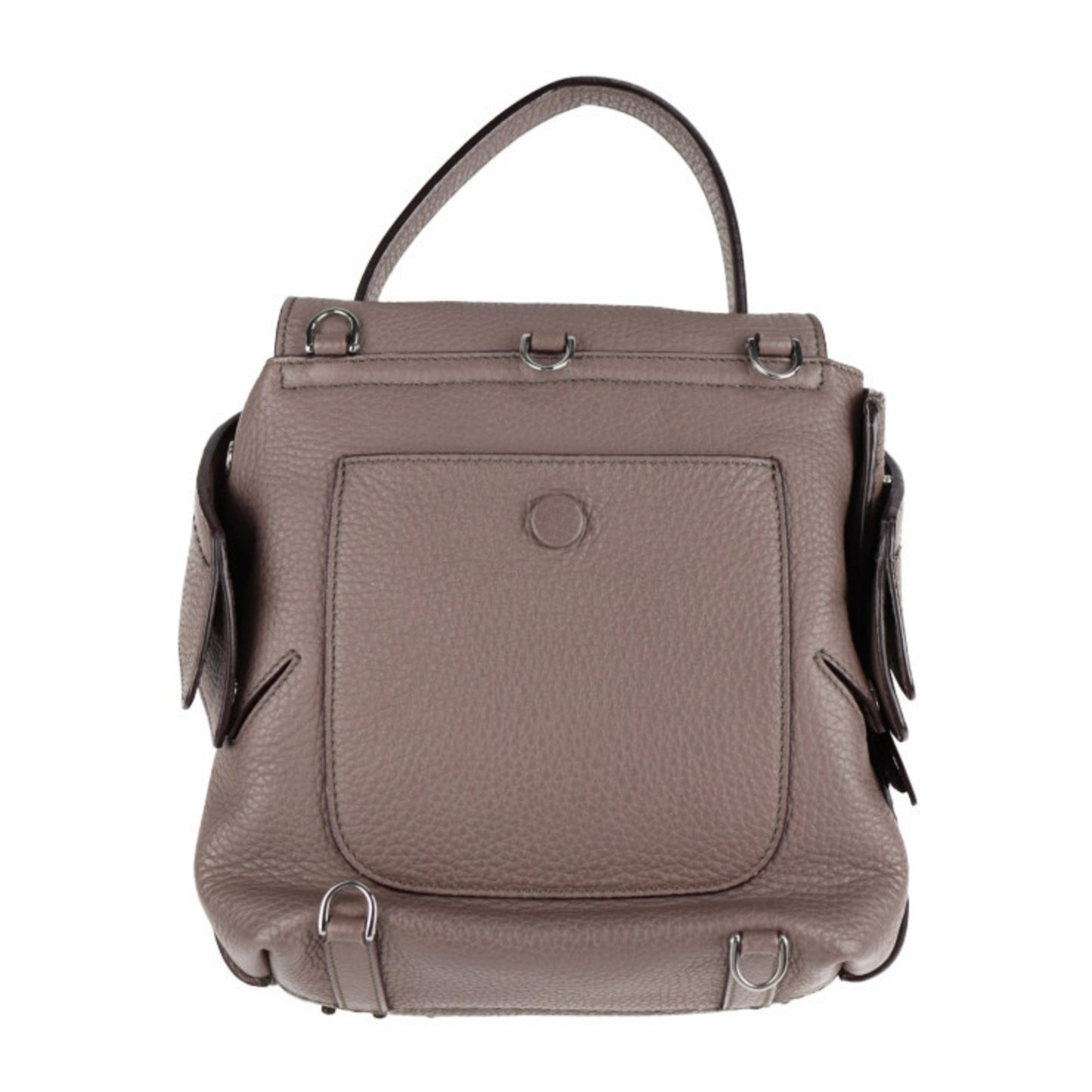 Tod'S Tod'S Wave Line Backpack/Daypack Leather Purple Gray 3Way Mini Backpack Shoulder Bag Handbag