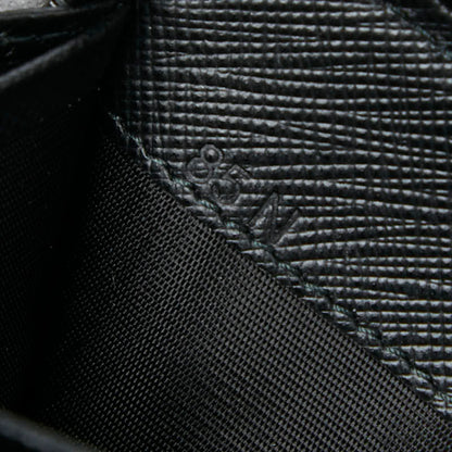 Prada Camouflage Round Zip Long Wallet In Khaki Black Nylon