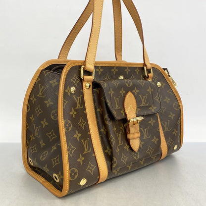 Louis Vuitton Monogram Sac Baxter Pm Pet Bag M42027 Brown
