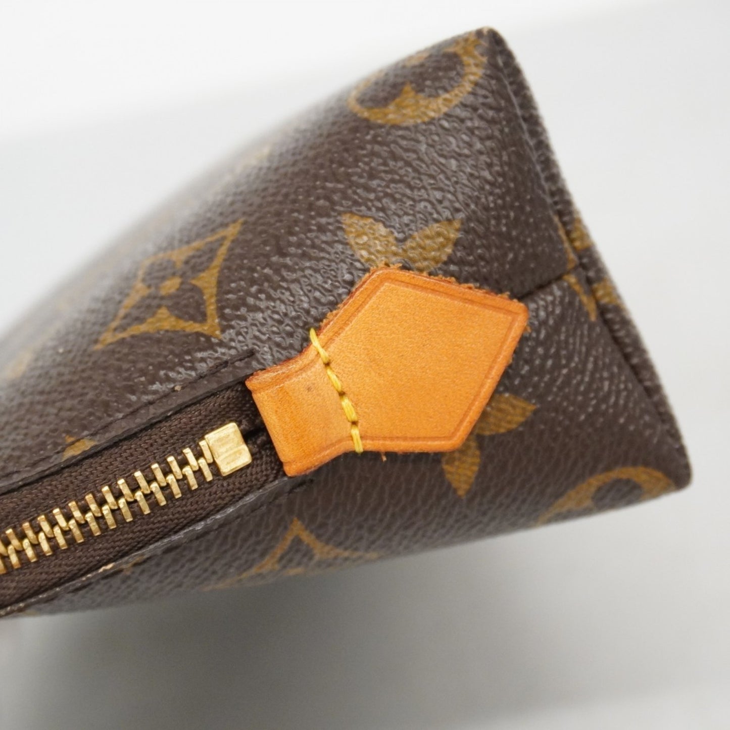 Louis Vuitton Monogram Pochette Tick Pm M47515 Brown