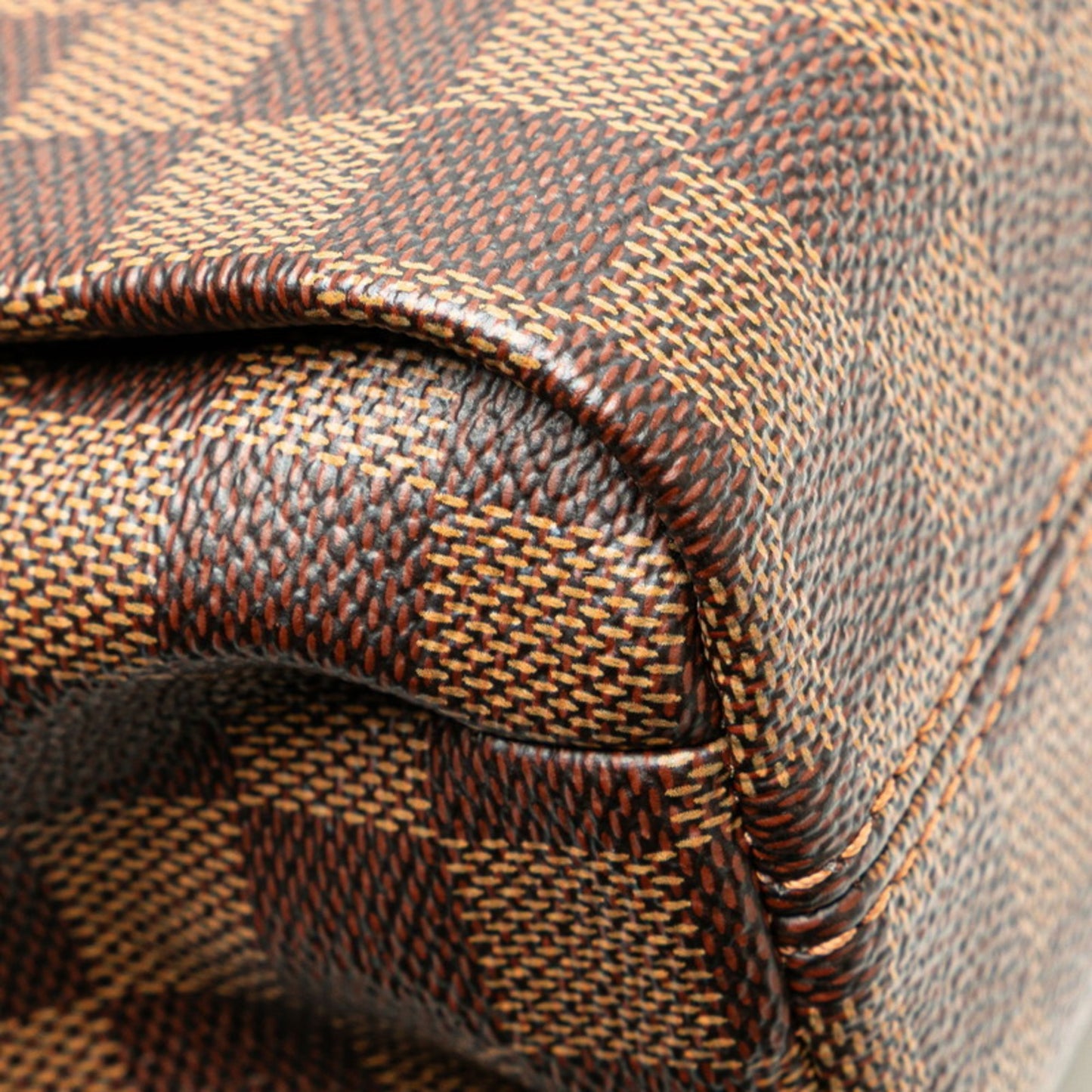 Louis Vuitton Damier Croisette Pm Handbag Shoulder Bag N53000 Brown Pvc Leather