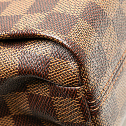 Louis Vuitton Damier Croisette Pm Handbag Shoulder Bag N53000 Brown Pvc Leather