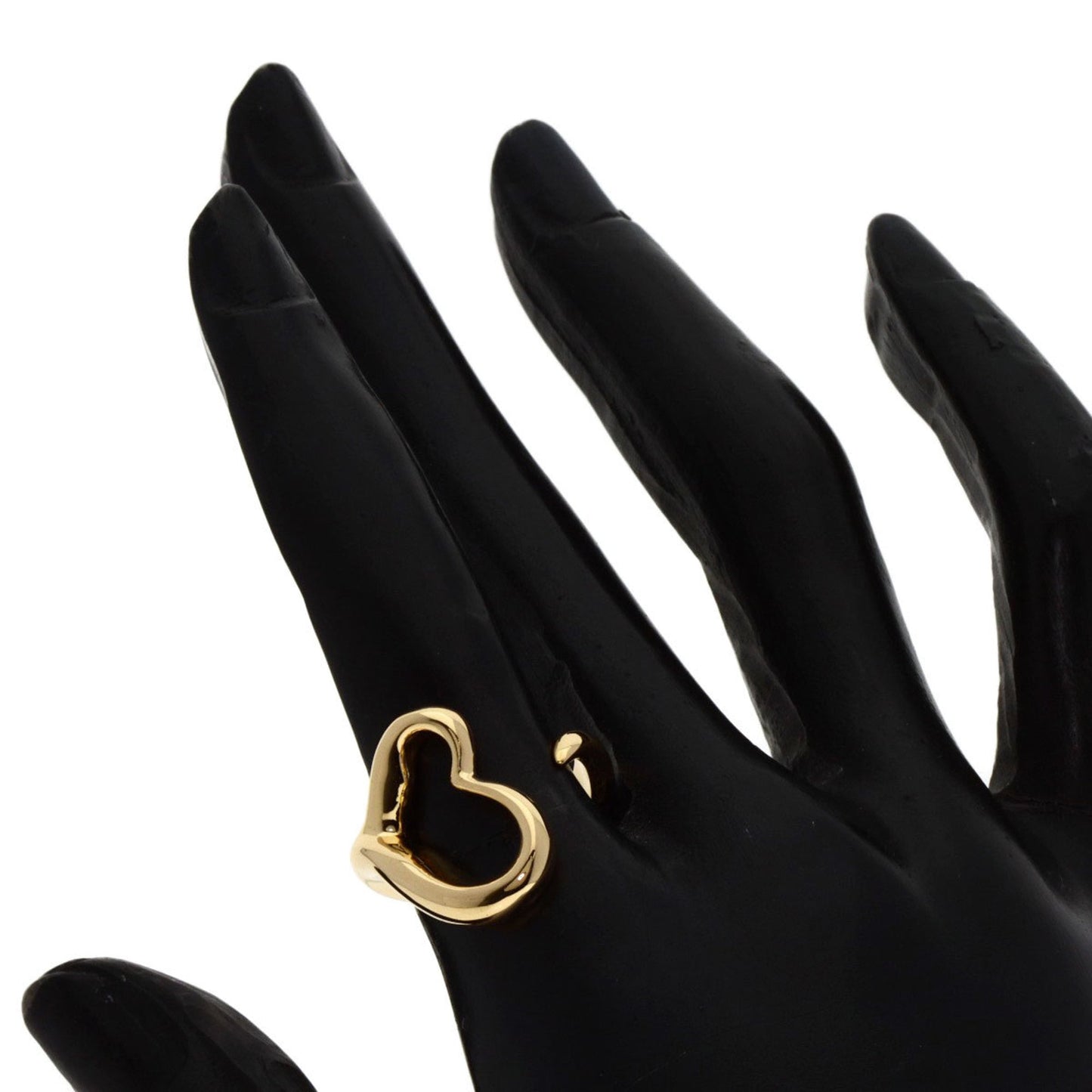 Tiffany Open Heart Ring In 18K Yellow Gold