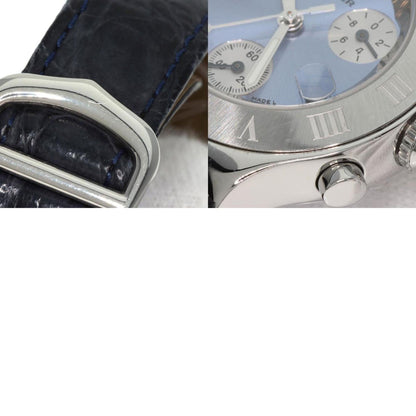 Cartier W1020013 Chronoscuff Sm Watch Stainless Steel Leather