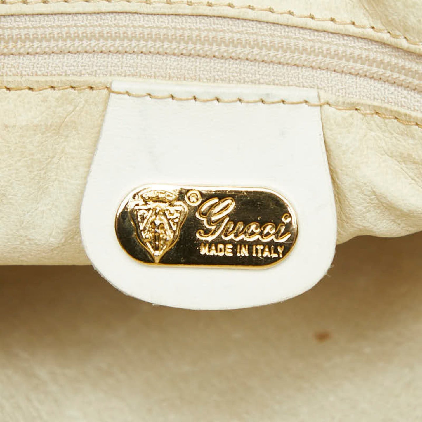 Gucci Old Crossbody Shoulder Bag 007 37 5575 White Leather